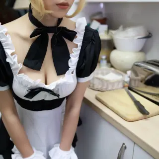 hottie-Japanese-ATFM-Tsubaki-Fate-Jeanne-dArc-Maid-onlyfans-nude